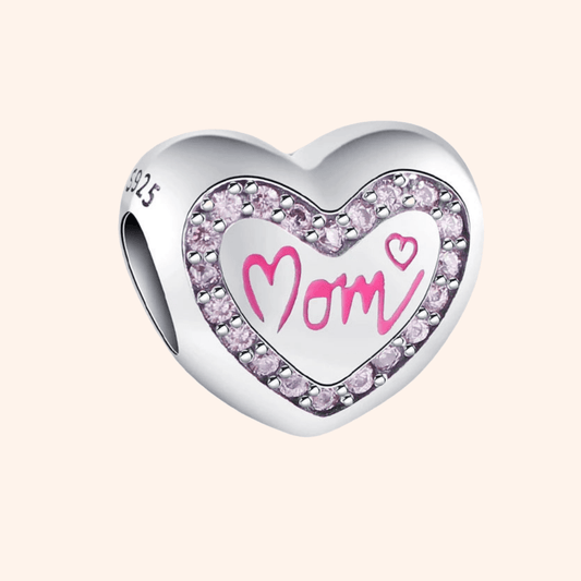 Charm Corazón Mamá S925 - Charmsymore