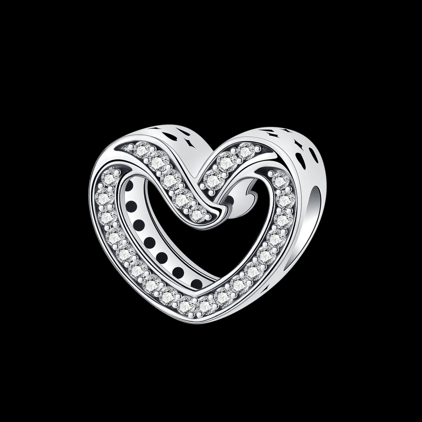 Charm Corazón Plata S925 - Charmsymore