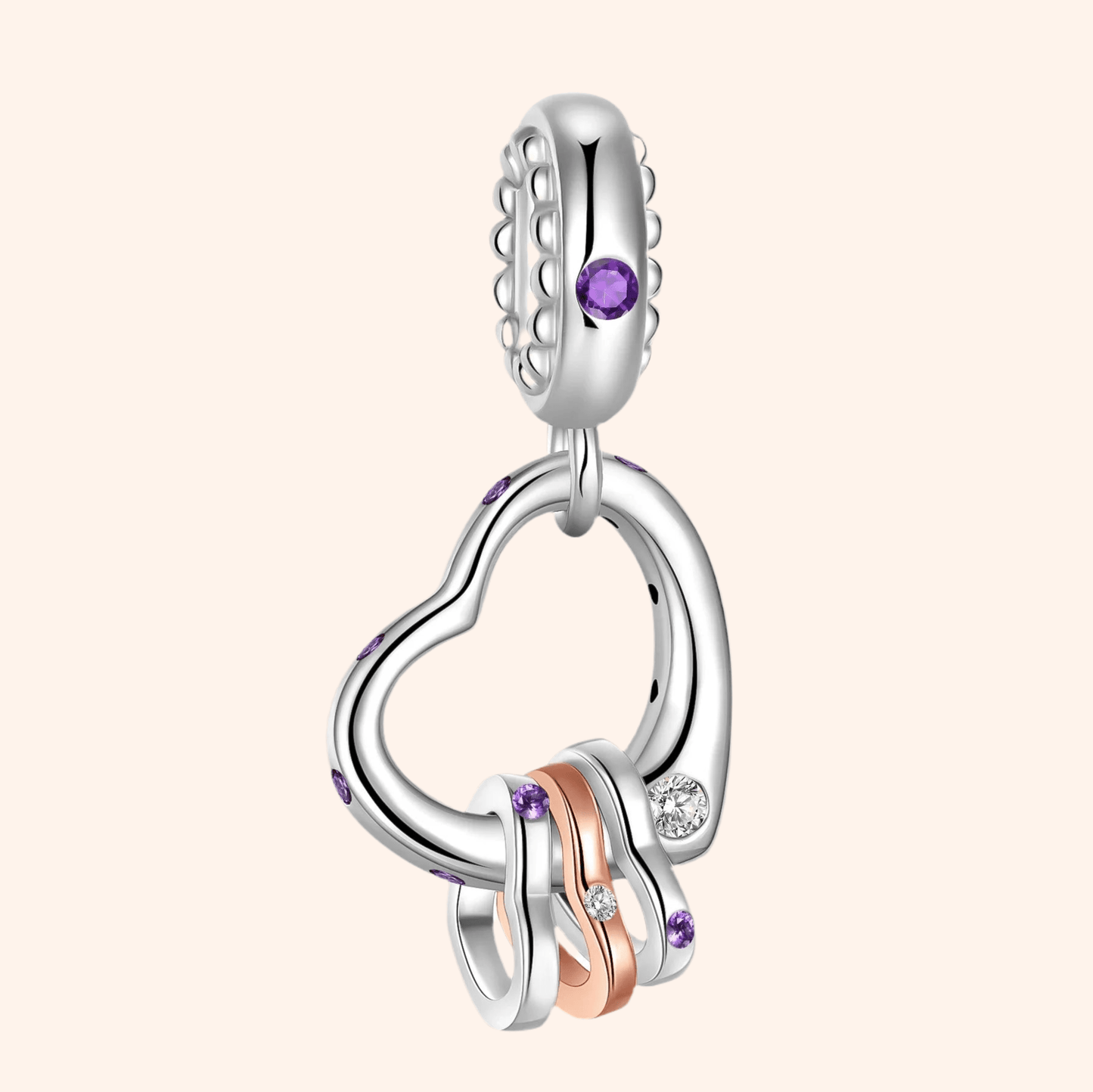 Charm Corazón Plata S925 - Charmsymore