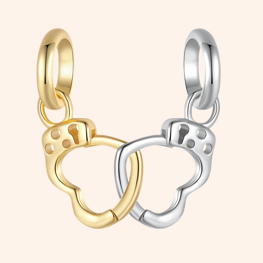 Charm Corazones Unidos Plata S925 - Charmsymore