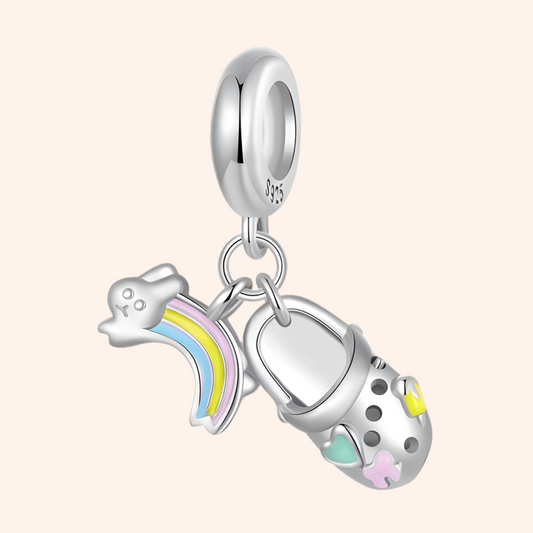 Charm Croc Plata S925 - Charmsymore