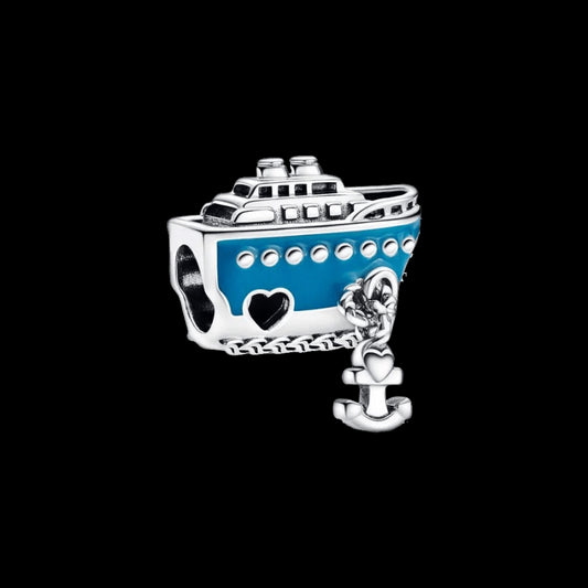 Charm Crucero Plata S925 Mar - Charmsymore