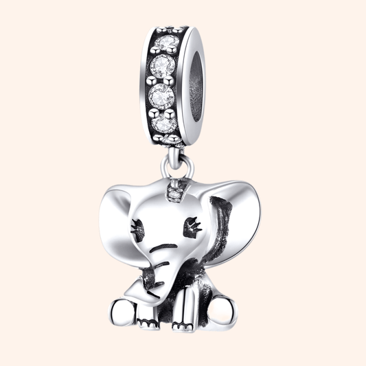 Charm Elefante Plata S925 - Charmsymore