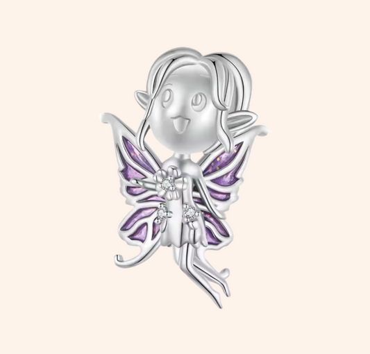 Charm Espiral Hada Plata S925 - Charmsymore