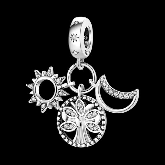 Charm Estrella & Sol Plata S925 - Charmsymore