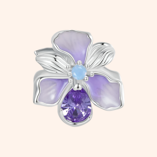Charm Flor  Plata S925 - Charmsymore