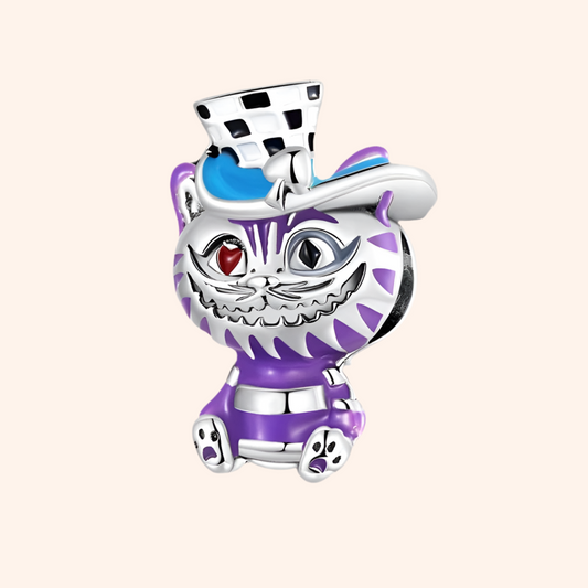 Charm Gato Plata 925 Alicia - Charmsymore