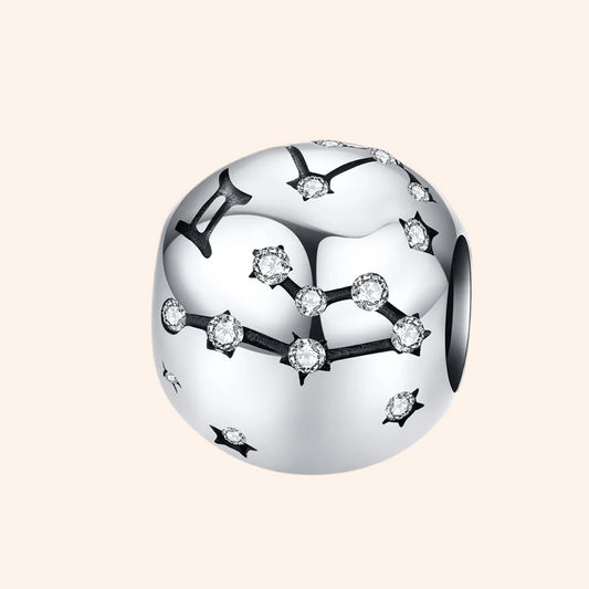 Charm Geminis Plata S925 - Charmsymore