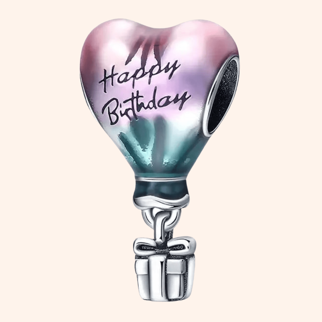 Charm Globo Feliz Cumpleaños S925 - Charmsymore
