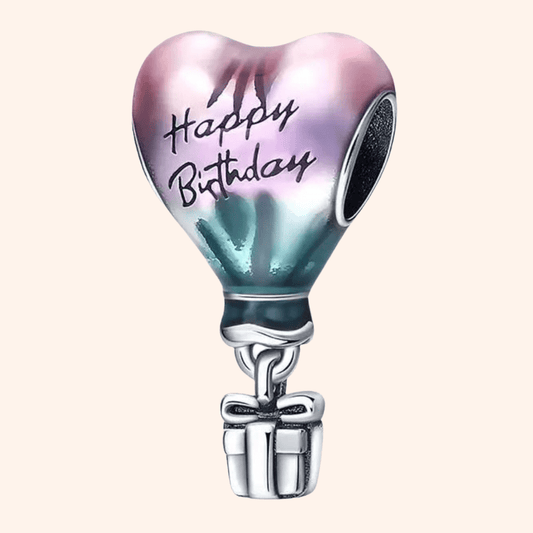 Charm Globo Feliz Cumpleaños S925 - Charmsymore