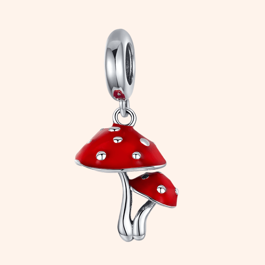 Charm Hongos Plata S925 - Charmsymore