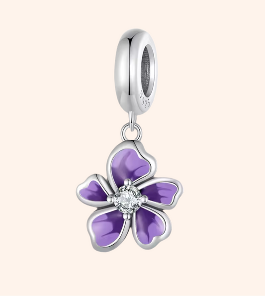 Charm Lavanda Colgante Plata S925 - Charmsymore