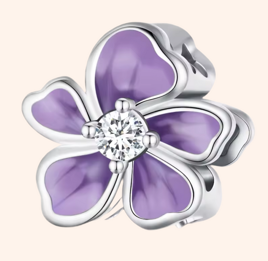 Charm Lavanda Plata S925 - Charmsymore
