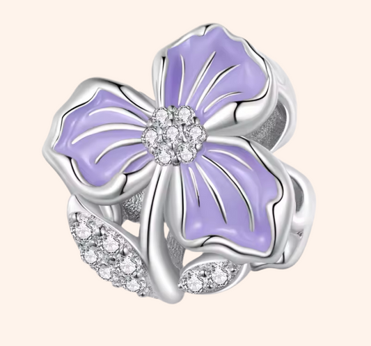 Charm Lavanda Plata S925 - Charmsymore
