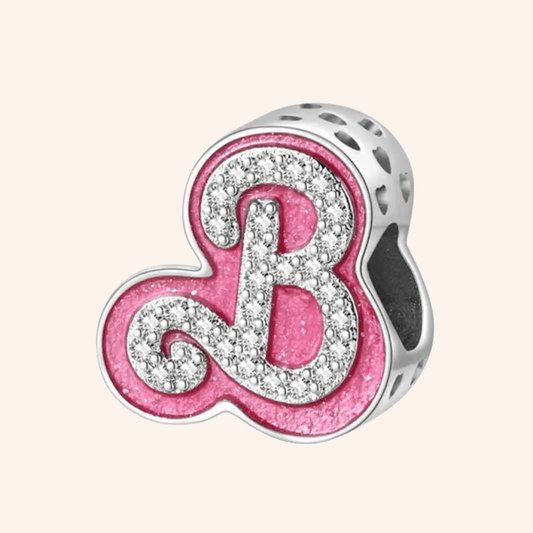 Charm Letra Barbie S925 - Charmsymore