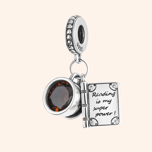 Charm Libro & Café S925 - Charmsymore