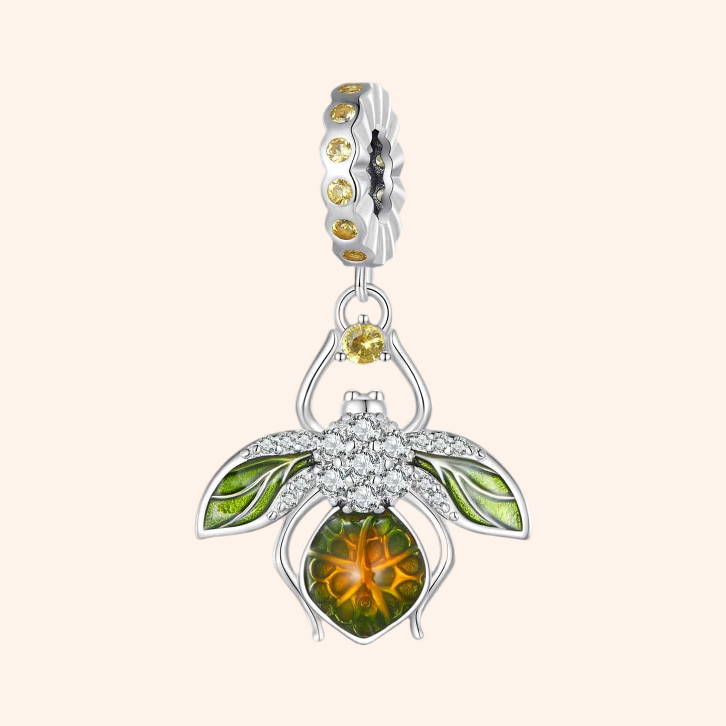 Charm Luciérnaga Plata 925 - Charmsymore