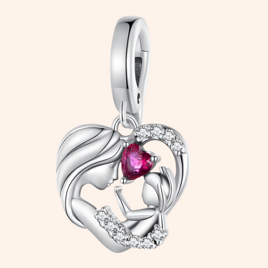 Charm Madre & Hijo Plata S925 - Charmsymore