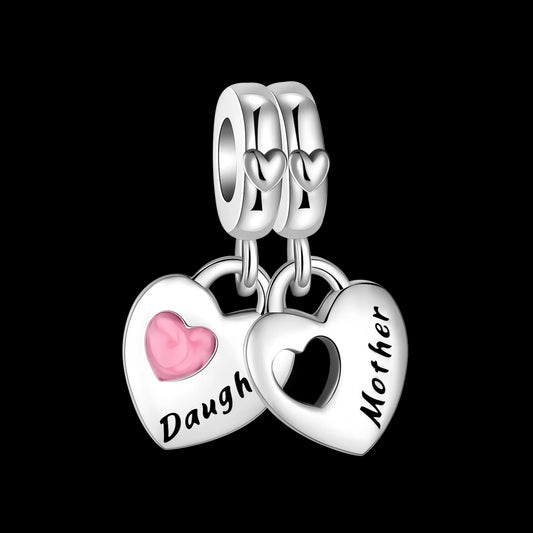 Charm Mama & Hija Plata S925 - Charmsymore