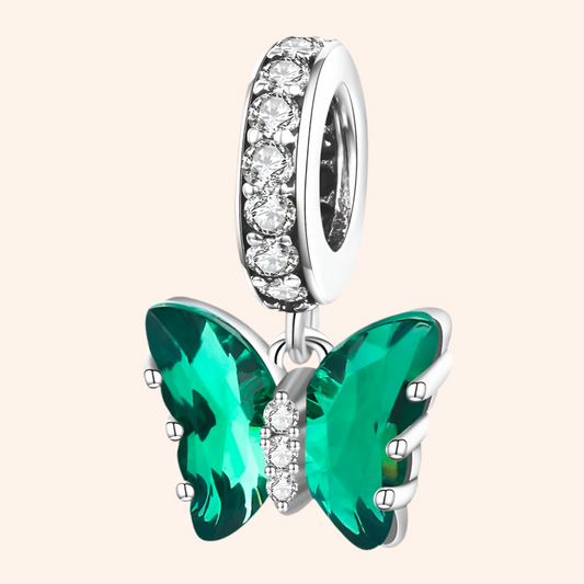 Charm Mariposa Plata S925 - Charmsymore