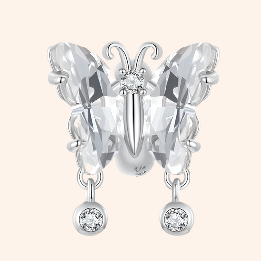 Charm Mariposa Plata S925 - Charmsymore