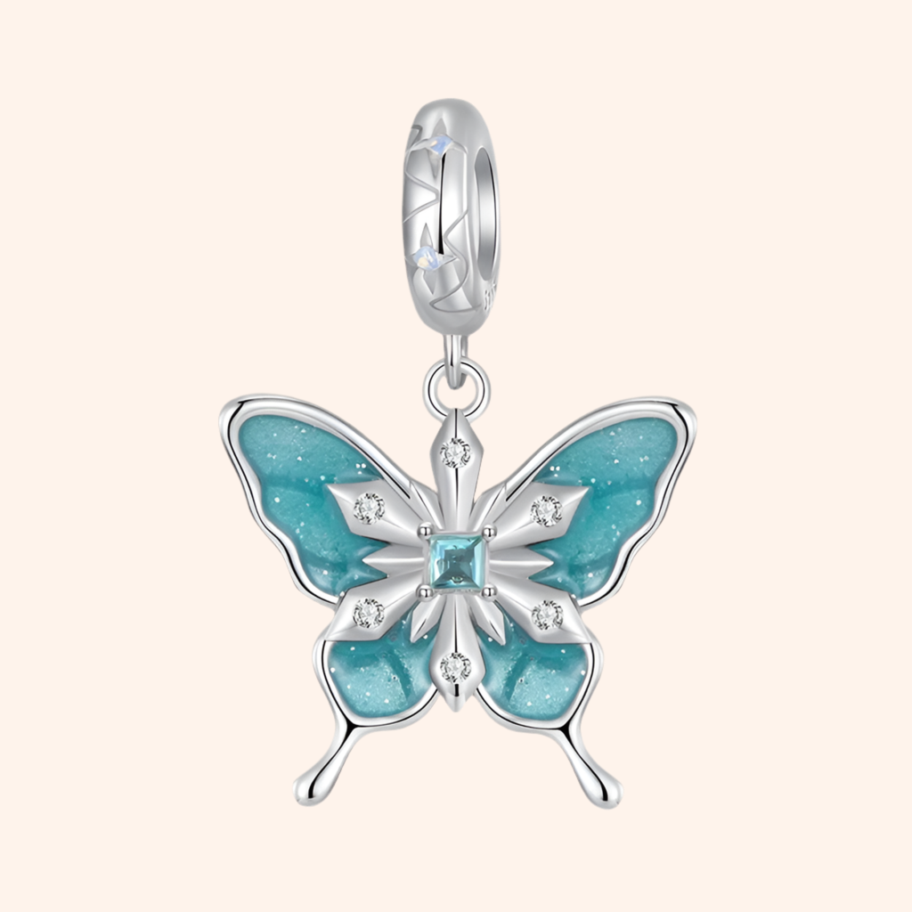 Charm Mariposa Plata S925 - Charmsymore