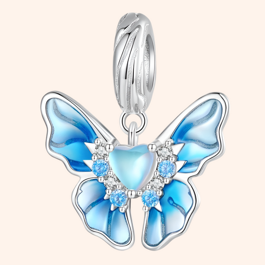 Charm Mariposa Plata S925 - Charmsymore
