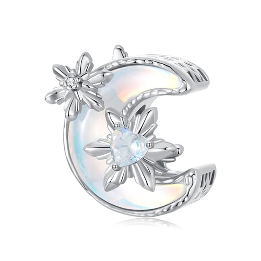 Charm Moon Plata S925 - Charmsymore