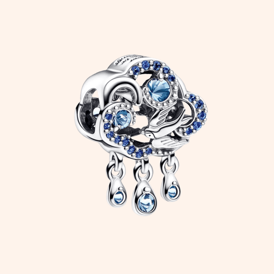 Charm Nube Pájaro S925 - Charmsymore