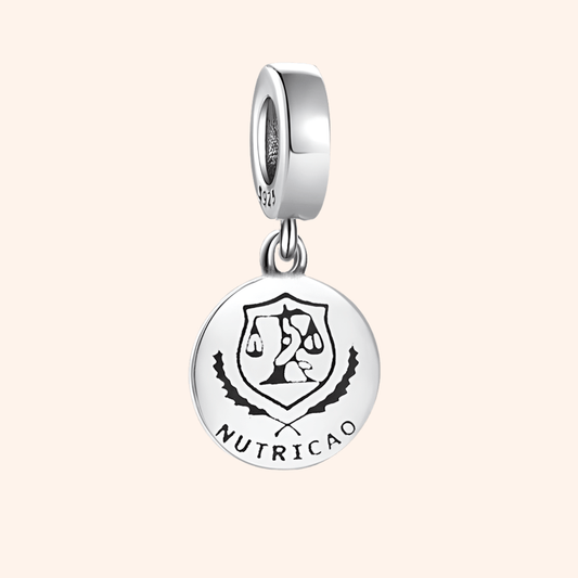 Charm Nutrición Plata S925 Profesiones - Charmsymore