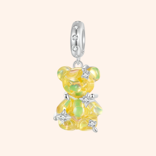 Charm Osito Amarillo Plata 925 Entrega Inmediata - Charmsymore