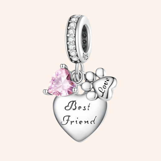 Charm Paw Love Plata S925 - Charmsymore