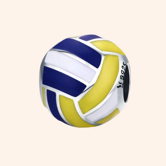 Charm Pelota Voleibol Plata S925 - Charmsymore
