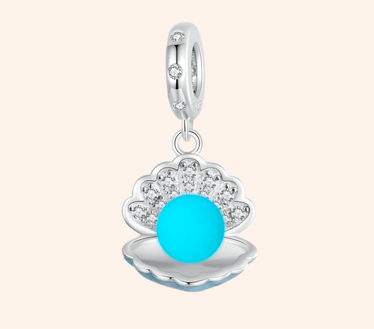 Charm Perla S925 Brilla En la Oscuridad Mar - Charmsymore