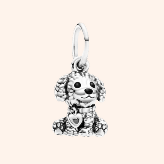 Charm Perrito S925  𝗘𝗡𝗧𝗥𝗘𝗚𝗔 𝗜𝗡𝗠𝗘𝗗𝗜𝗔𝗧𝗔 - Charmsymore