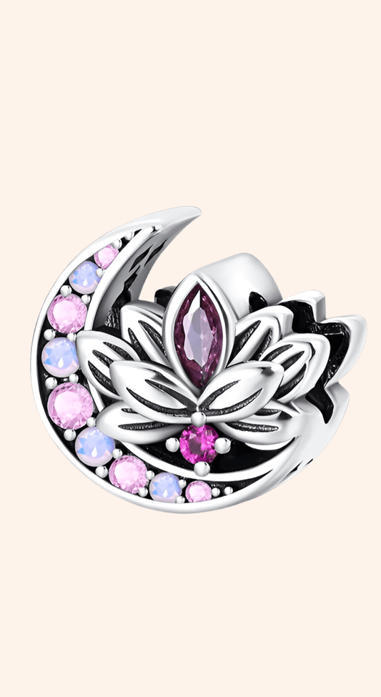 Charm Plata Luna Plata S925 - Charmsymore
