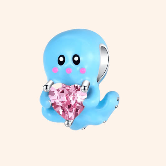 Charm Pulpo Plata S925 Mar - Charmsymore