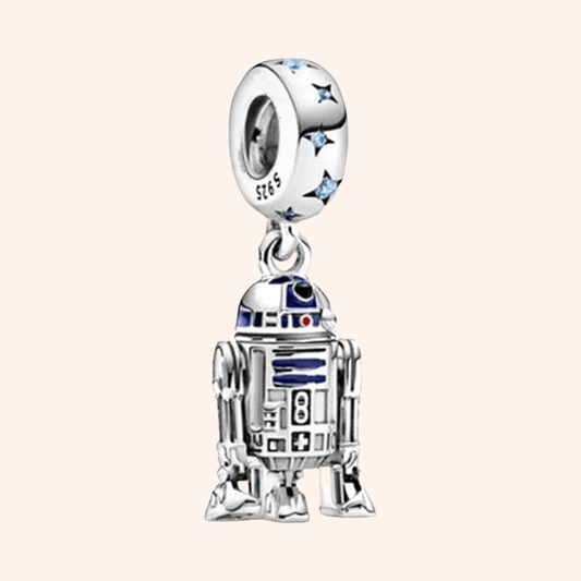 Charm R2-D2 S925 Entrega Inmediata - Charmsymore