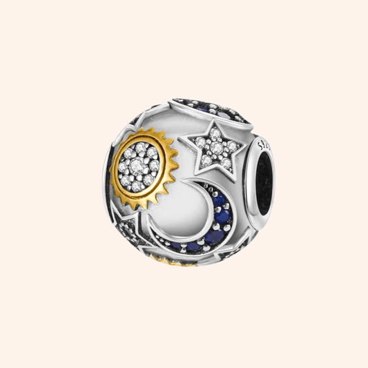 Charm Sol Luna y Estrellas S925 - Charmsymore