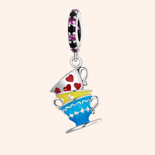 Charm Tazas Plata 925 Alicia - Charmsymore