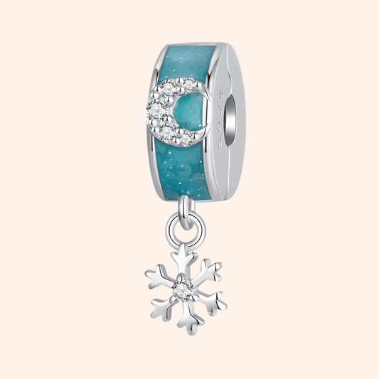 Clip Copo de Nieve Plata S925 - Charmsymore