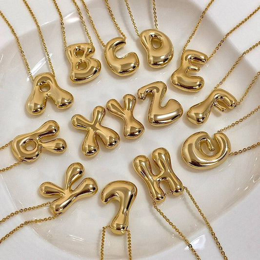 Collar Letras Globo - Charmsymore