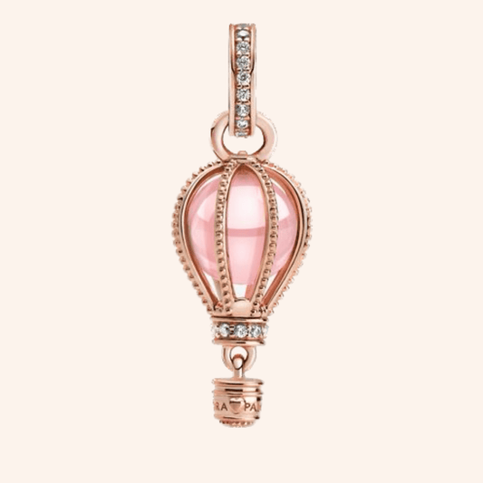 Globo Rose Gold Plata S925 - Charmsymore