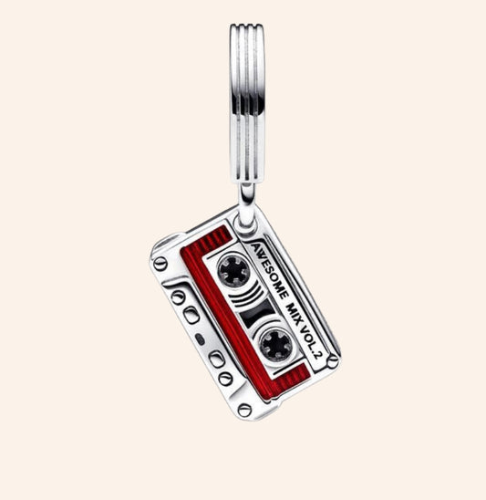 Cassette Charm Plata S925 - Charmsymore