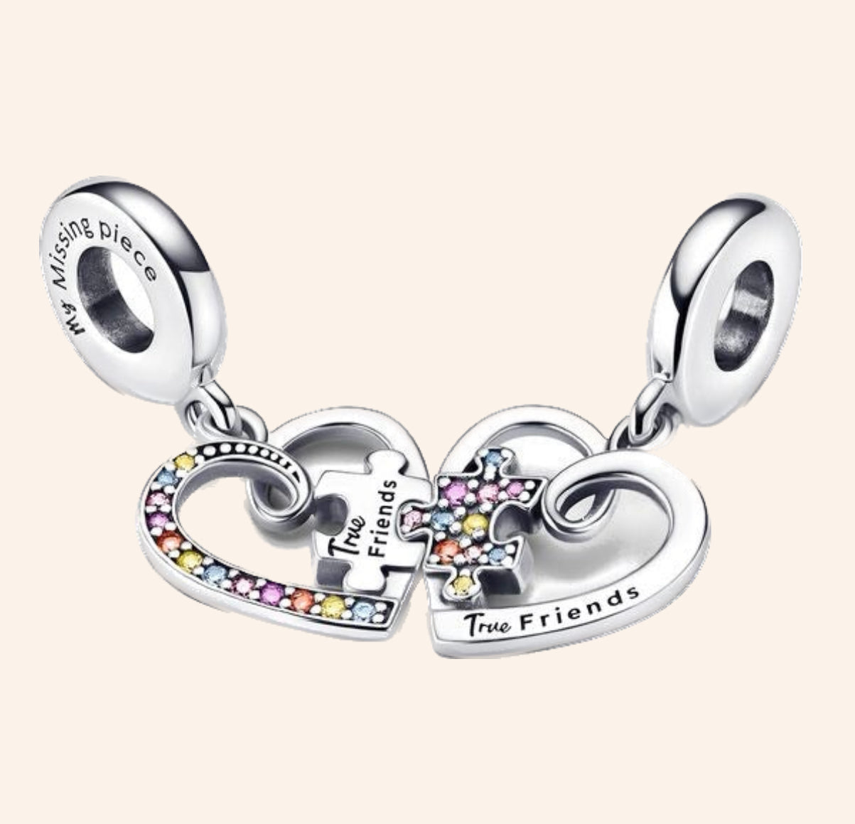 BFF Charm Plata S925 Entrega inmediata - Charmsymore