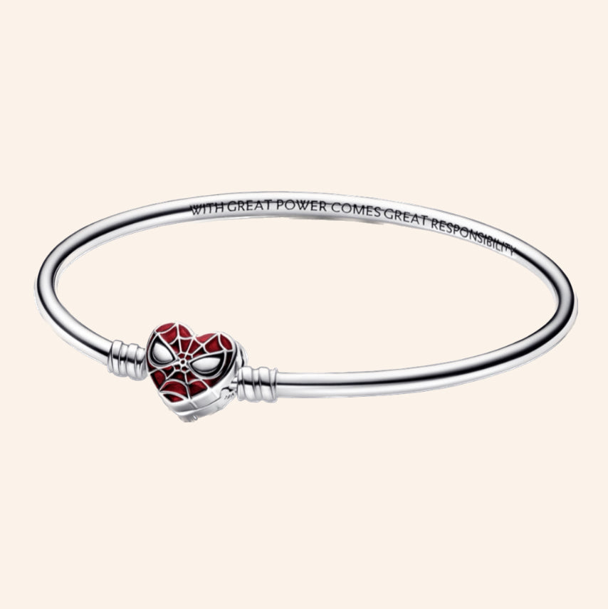 Pulsera Spiderman Plata S925