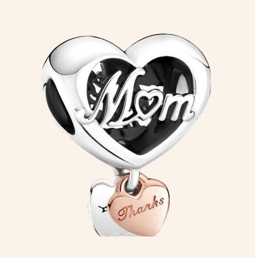 Mom Charm Plata S925 Entrega Inmediata - Charmsymore