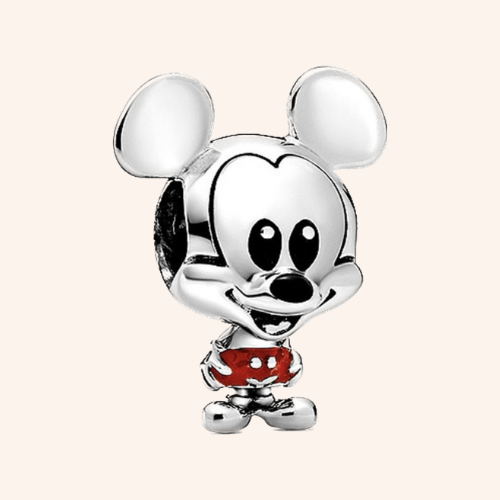 Mickey Charm Plata S925 - Charmsymore