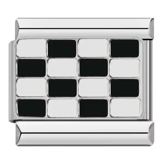 Italian Charm Black & White 𝗘𝗡𝗧𝗥𝗘𝗚𝗔 𝗜𝗡𝗠𝗘𝗗𝗜𝗔𝗧𝗔 - Charmsymore