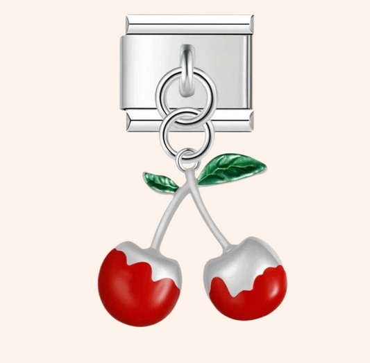 Italian Charm Cereza 𝗘𝗡𝗧𝗥𝗘𝗚𝗔 𝗜𝗡𝗠𝗘𝗗𝗜𝗔𝗧𝗔 - Charmsymore